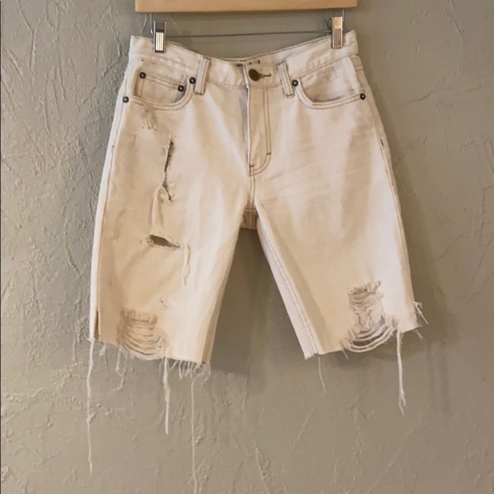 Denim shorts
